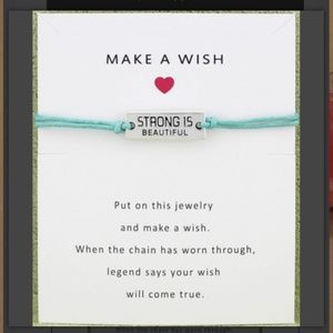 Strong Is Beautiful Charm Bracelet